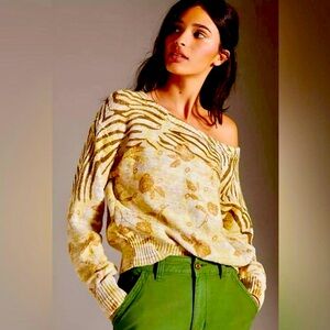 Anthropologie Pilcro Cotton Sweater